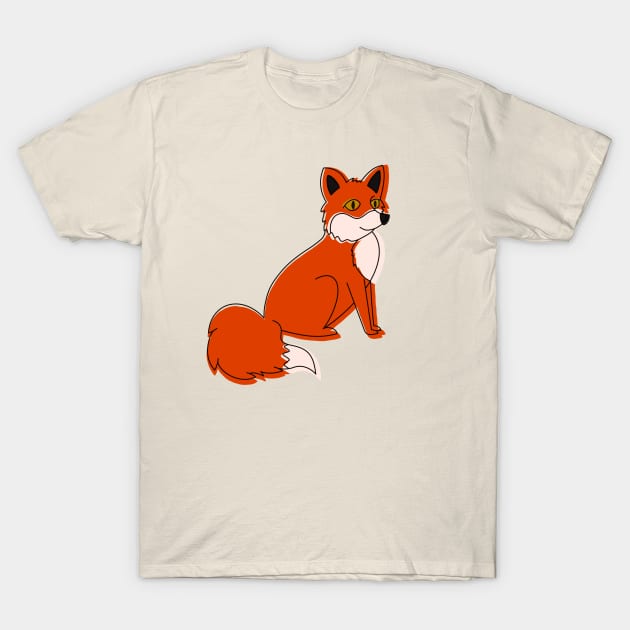 Fox T-Shirt by Obstinate and Literate